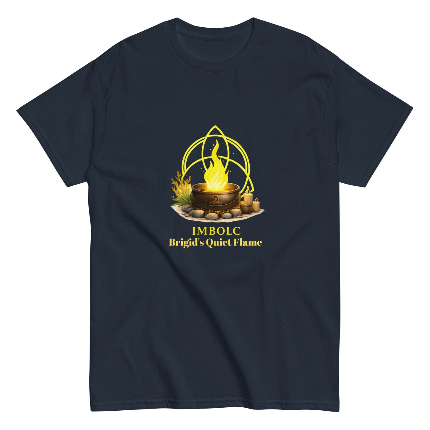 Imbolc – Brigid’s Quiet Flame | Esoteric apparel navy