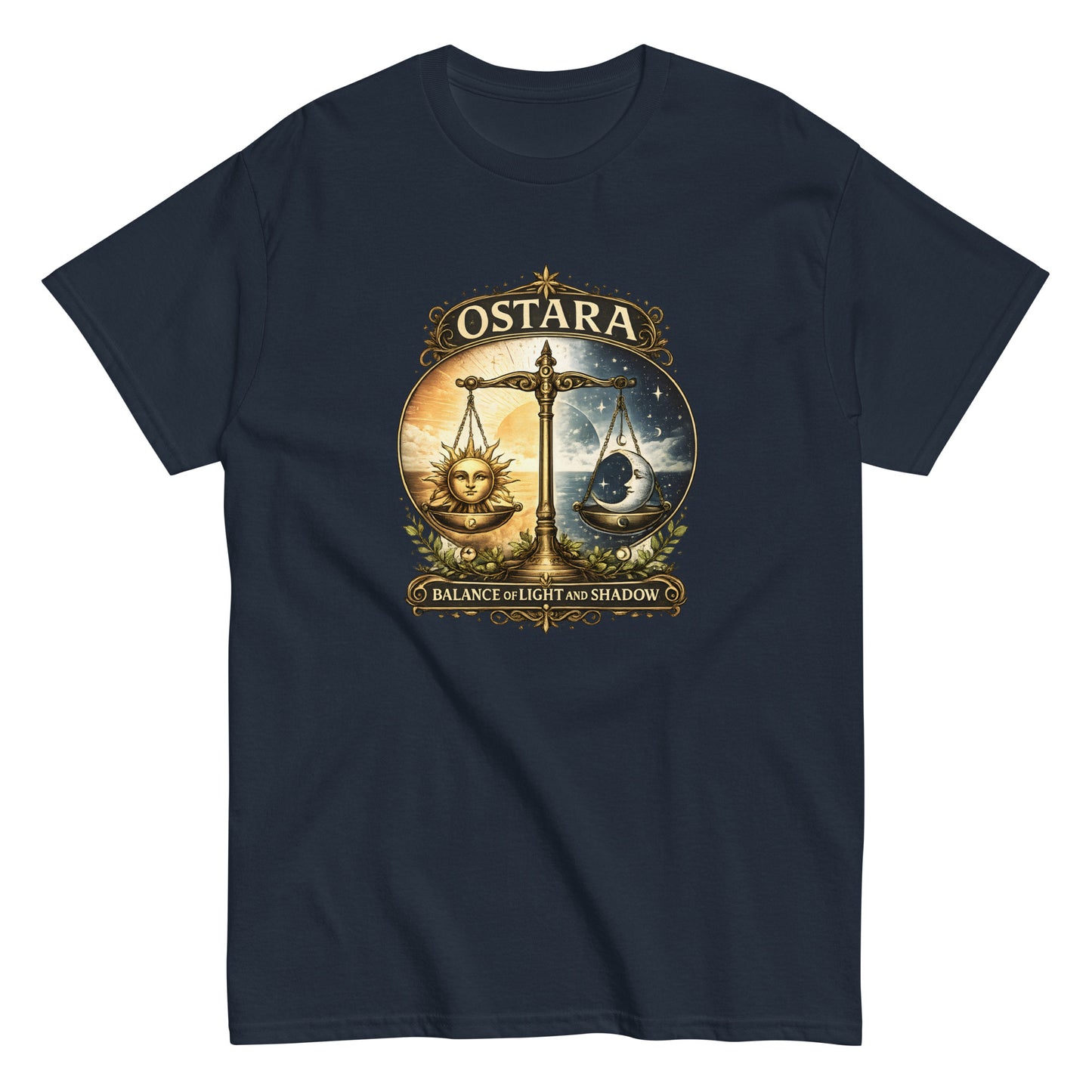 Ostara – Balance of Light and Shadow | witchy apparel navy