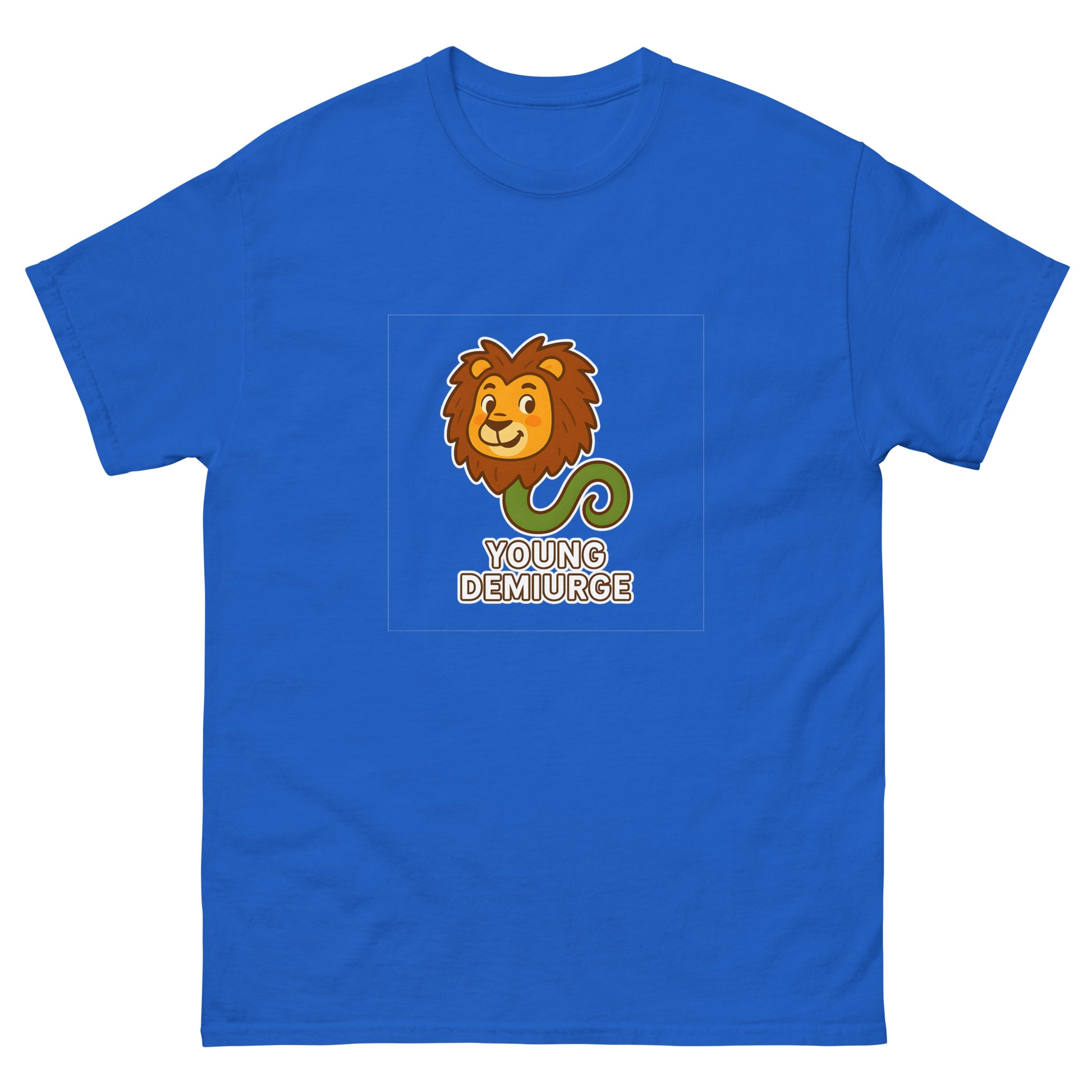 Young Demiurge Shirt – Gnostic Esoteric clothing  Humorous Design blue