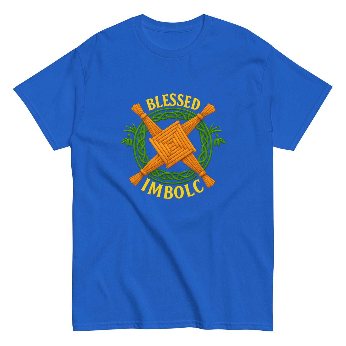 Blessed Imbolc – Brigid’s Cross | Esoteric Clothing blue