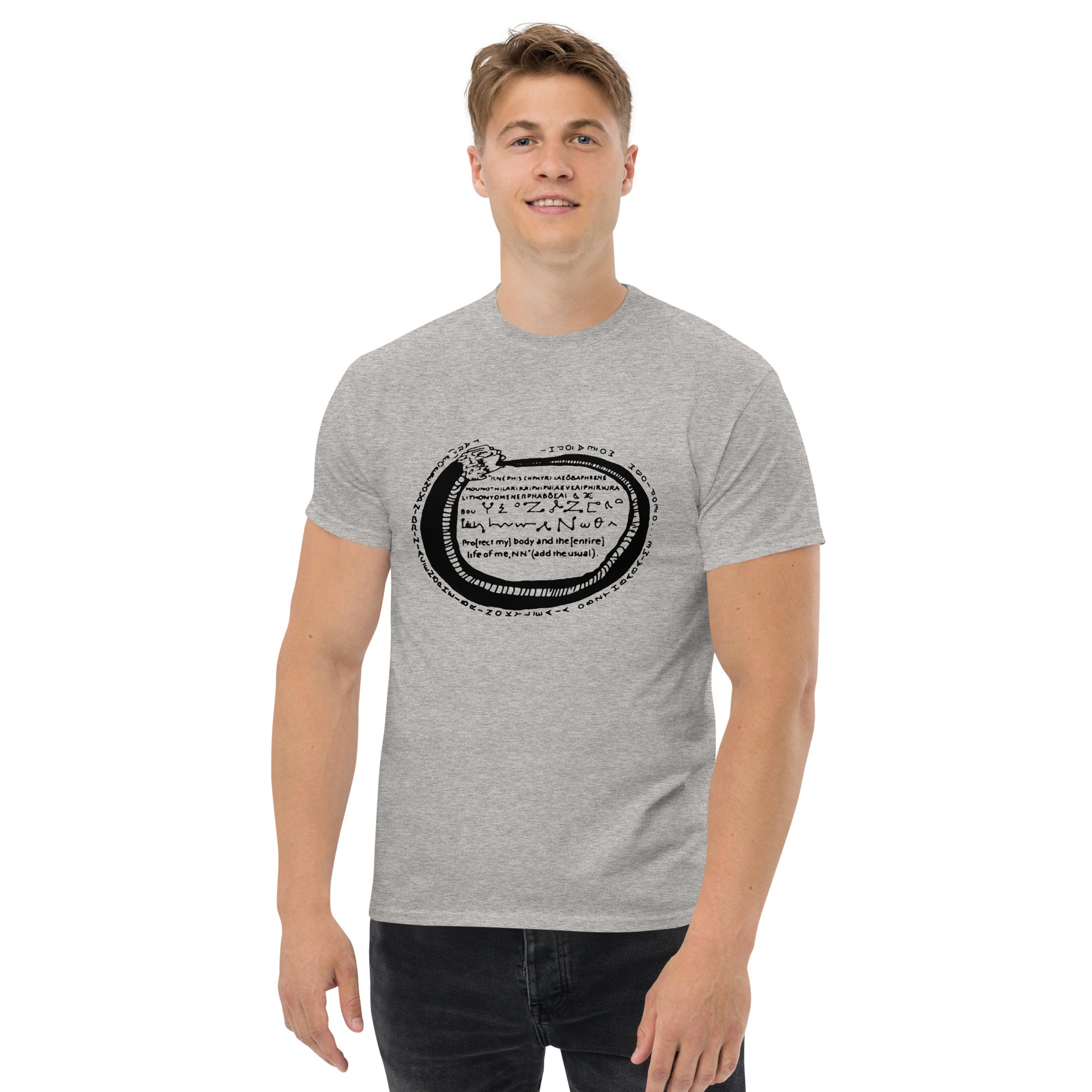 PGM Ouroboros Protection Spell – Esoteric Clothing grey