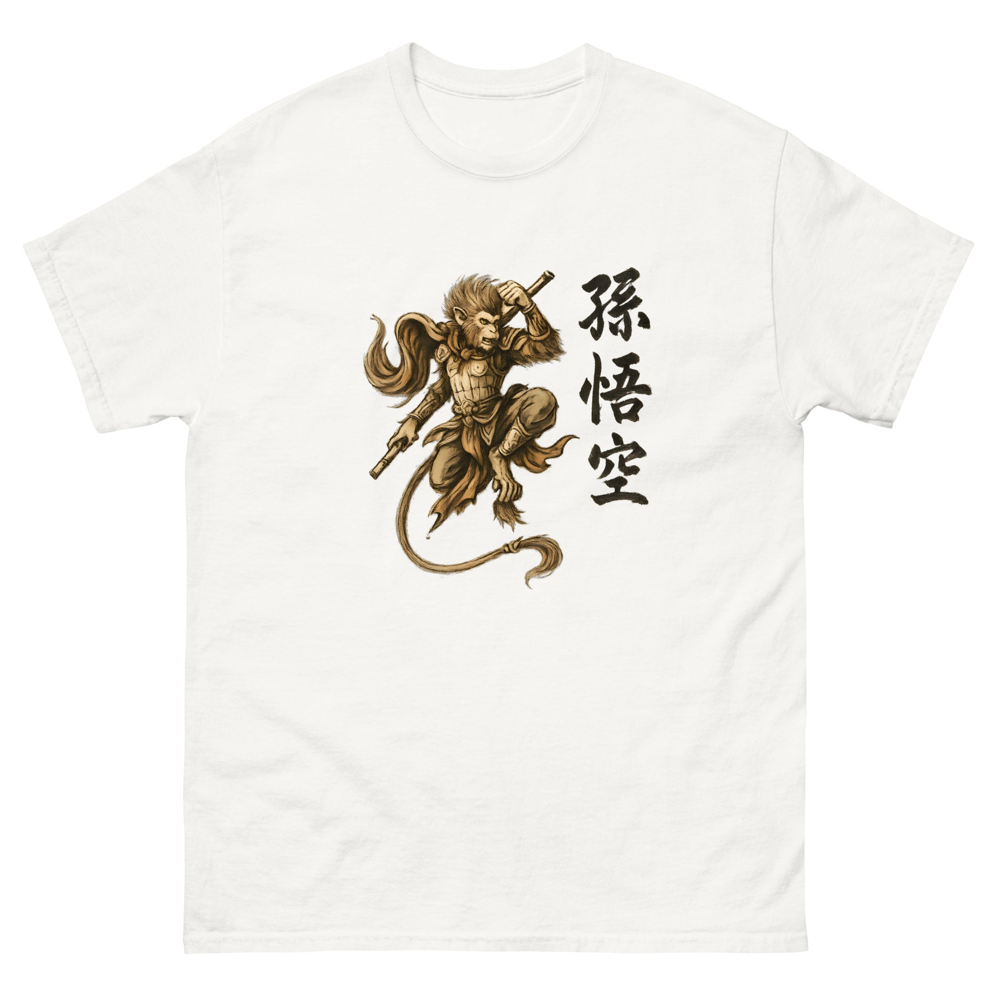  Sun Wukong – Esoteric Apparel Featuring the Monkey King of Myth white