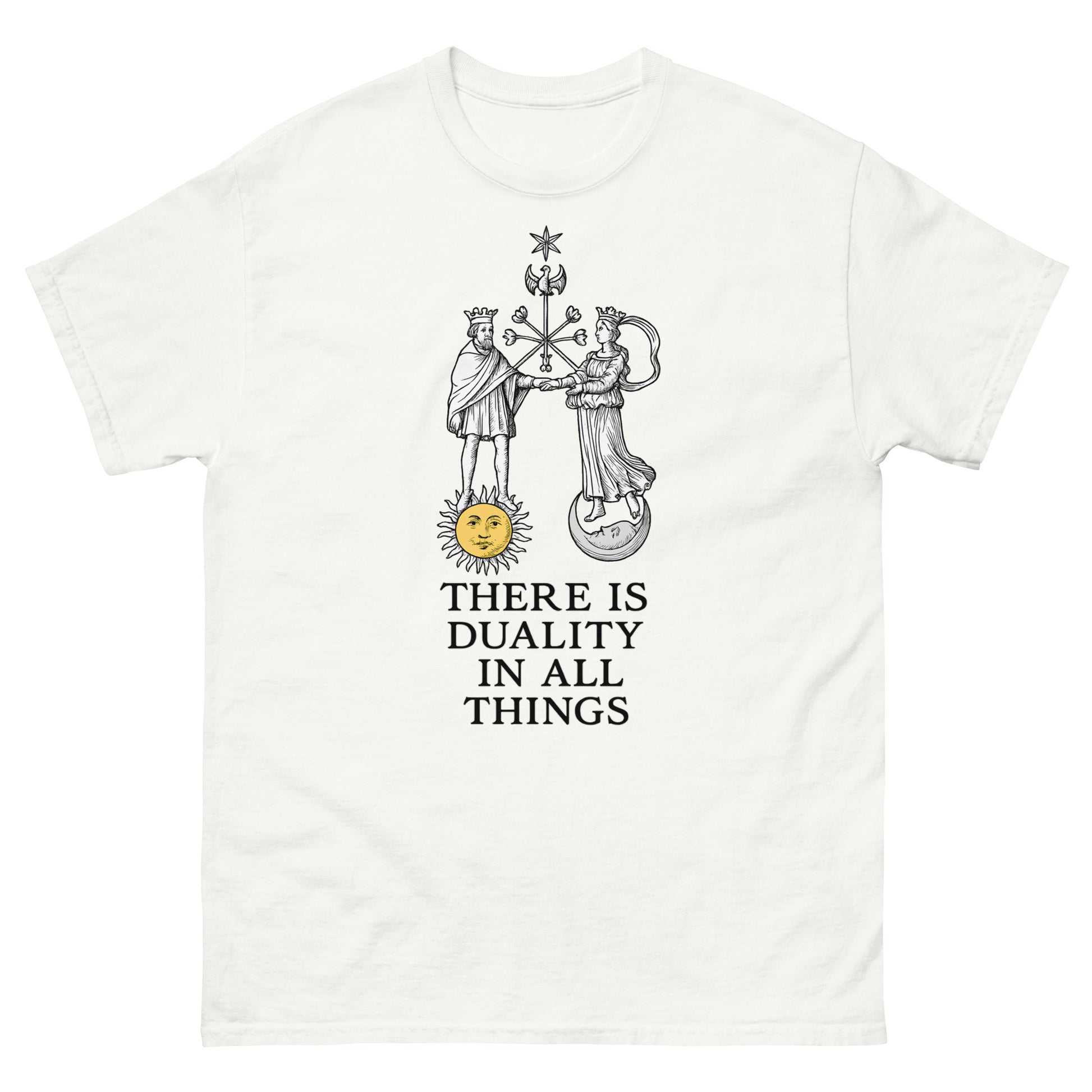 There Is Duality In All Things – Esoteric Clothes Inspired by Alchemy white