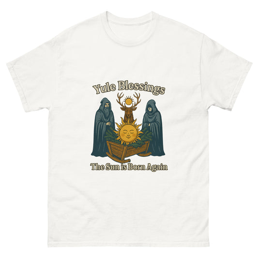 Yule Blessings – Esoteric clothing Celebrating the Sun’s Rebirth white