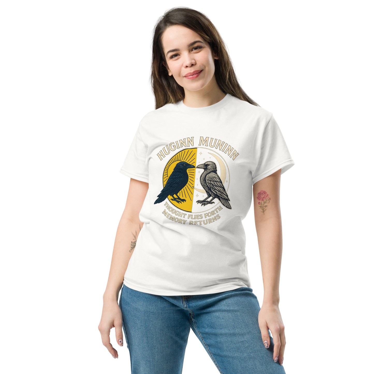 Huginn & Muninn – Norse Raven Esoteric apparel. female
