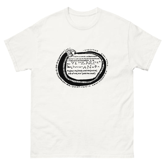 PGM Ouroboros Protection Spell – Esoteric Clothing white