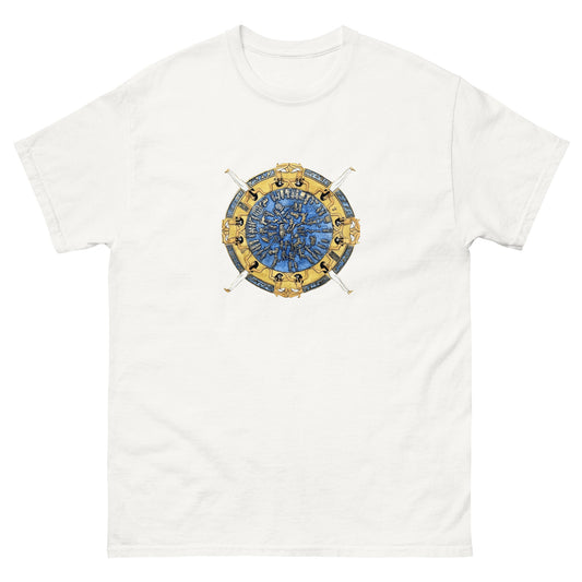 Dendera Zodiac – Esoteric Clothing with Ancient Egyptian Astrology white