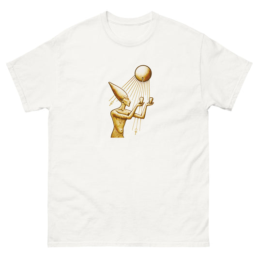 Akhenaten and Aten Esoteric Clothing – Ancient Egyptian Amarna Period Design white