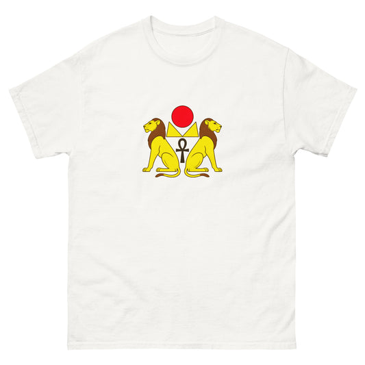 Aker Lions Esoteric Clothing – Ancient Egyptian Symbol of the Horizon and Eternal Life white