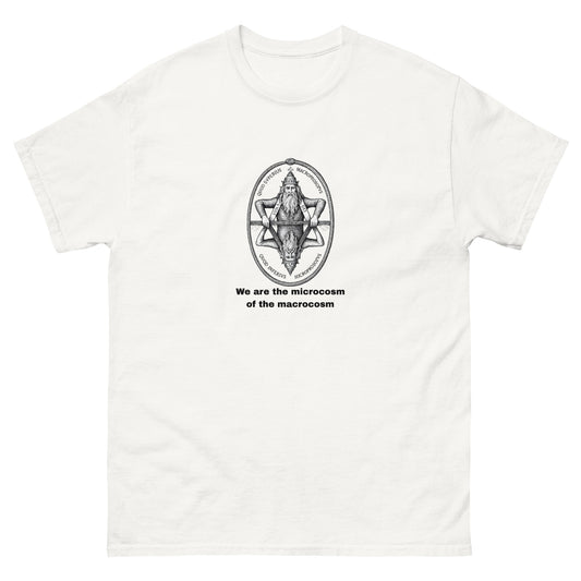 Macrocosm and Microcosm Esoteric Clothing – Hermetic Alchemy Design white