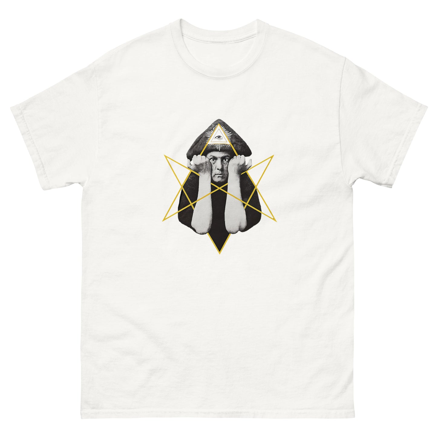Aleister Crowley & The Unicursal Hexagram – Esoteric Apparel white